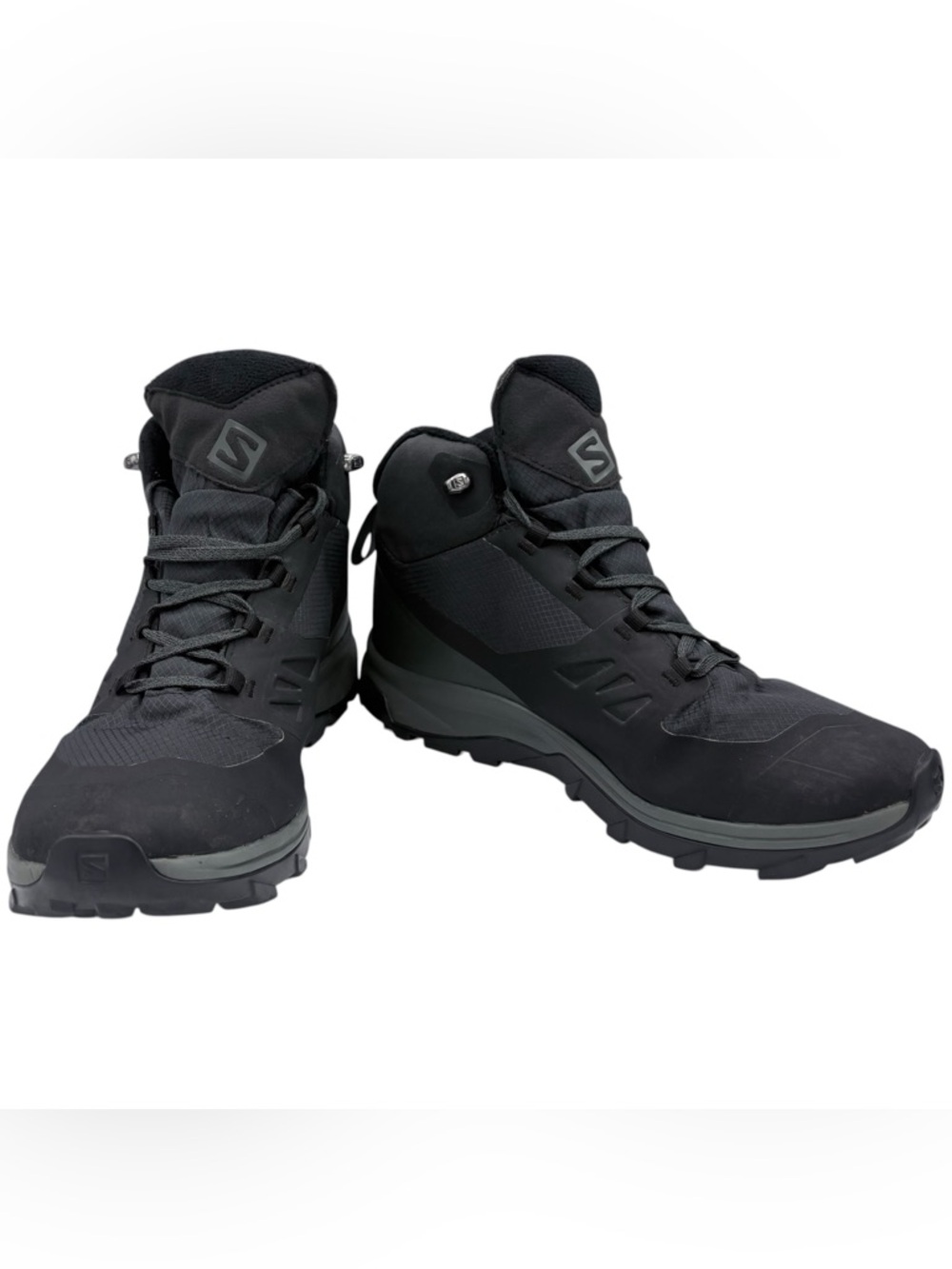 Salomon Winter Boots Men’s OUT SNAP US 10/EU 44 Black Lined Waterproof 411100